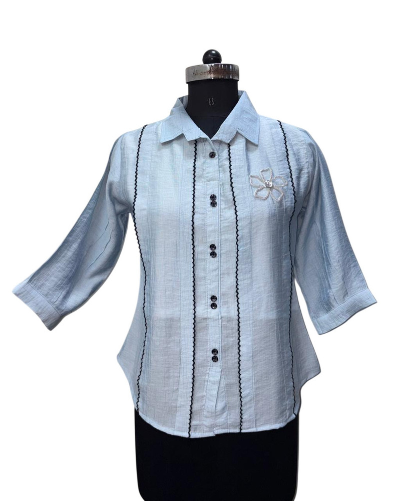 Ladies Light Blue fancy top
