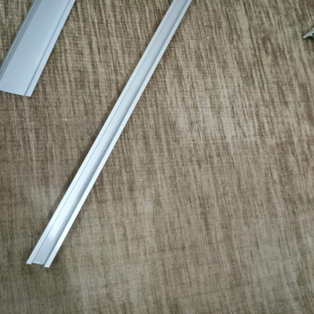 10 Mm Hat Section Profile - Color: Natural Anodized / Black Powder Coated