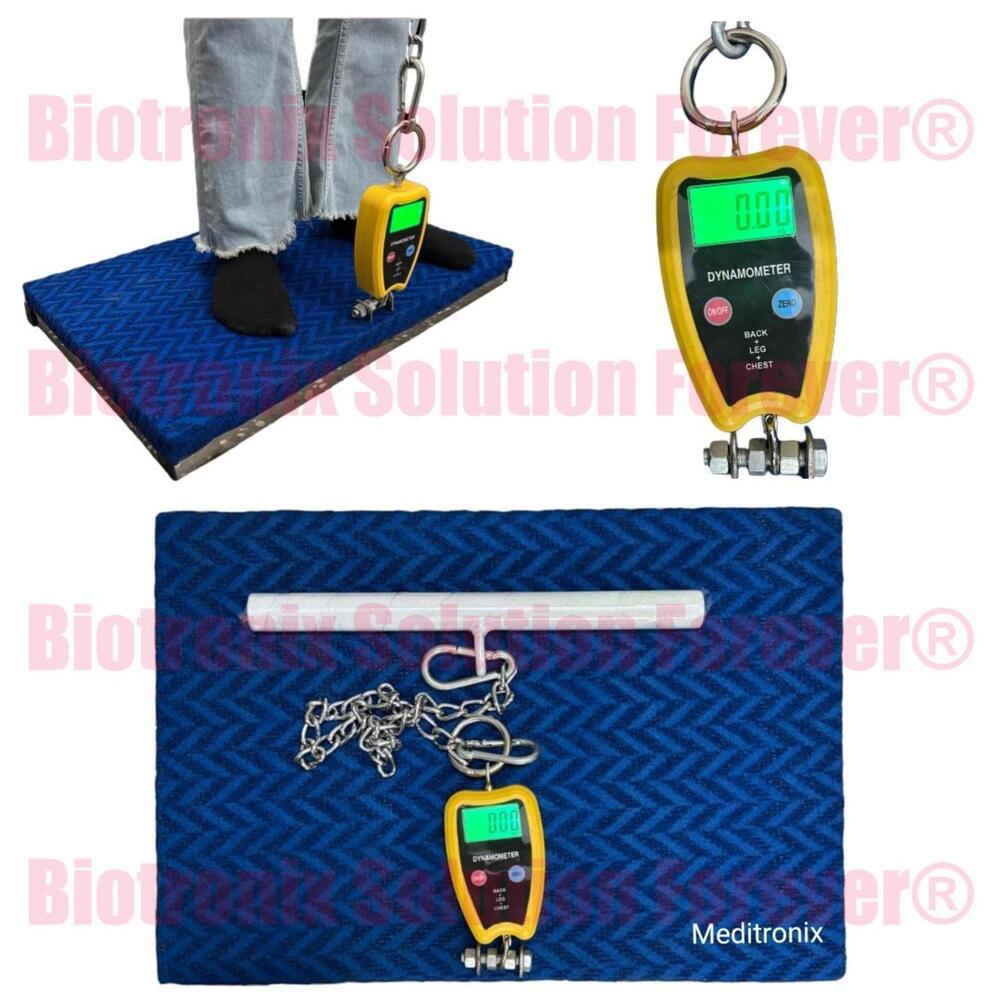 Heavy Duty Back Leg Chest Dynamometer for Rehab & Fitness Evaluation
