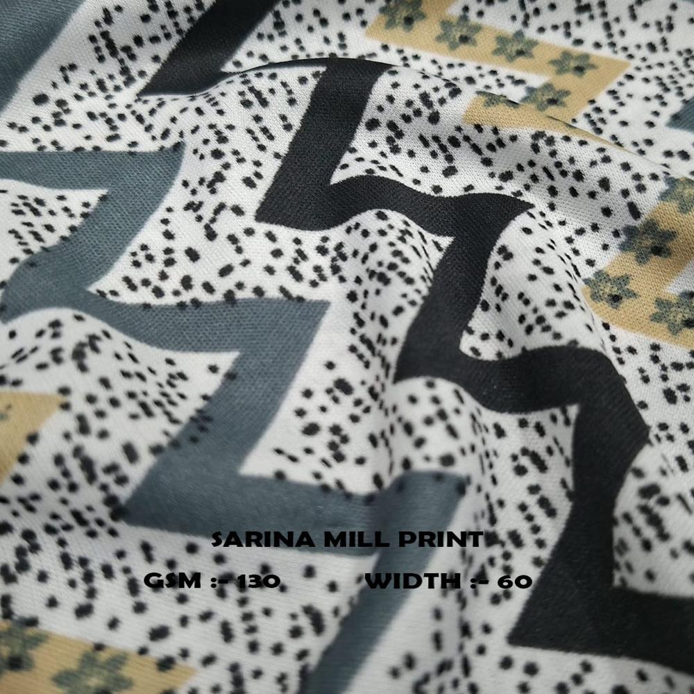Sarina Mill Print - Application: Salwar