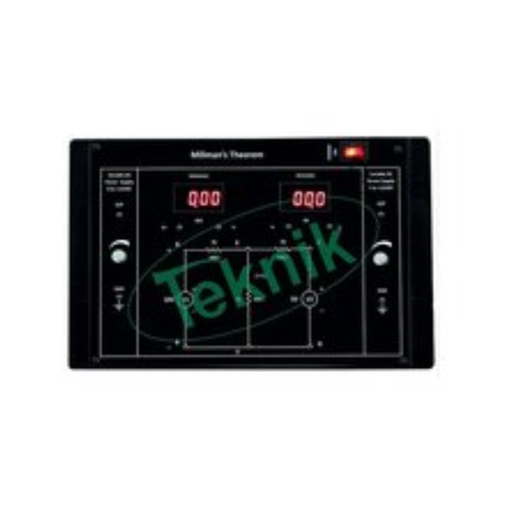 MILLMANS THEOREM WITH ALUMINUM PANEL & DIGITAL PANEL METERS