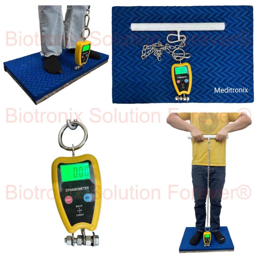 Medical Grade Back, Leg and Chest Dynamometer for Strength Measurement
