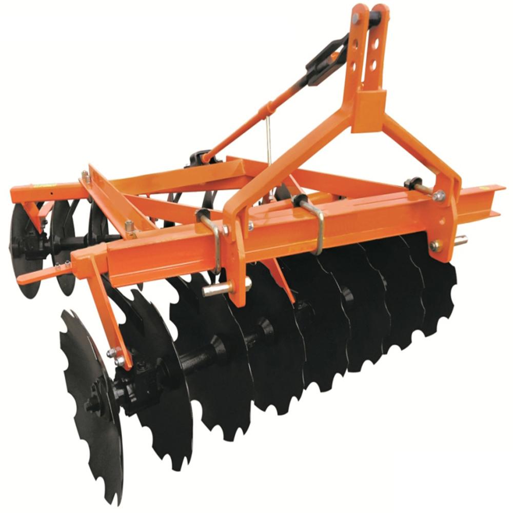 Disc Harrow - High Quality Boron Steel, 6 Inch Tillage Depth, Easy Maintenance - Agricultural Use, Easily Transportable, Red Finish
