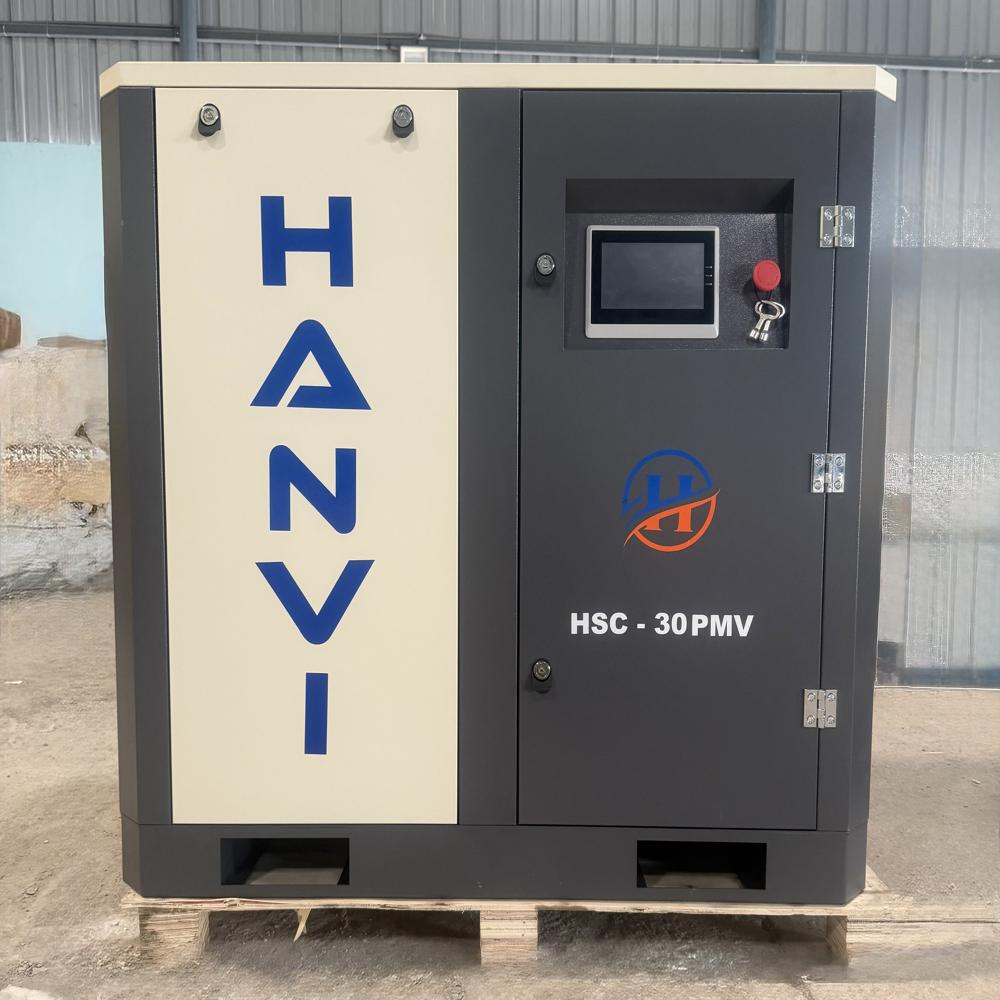 HSC-30PMV 30HP screw air compressor with VFD