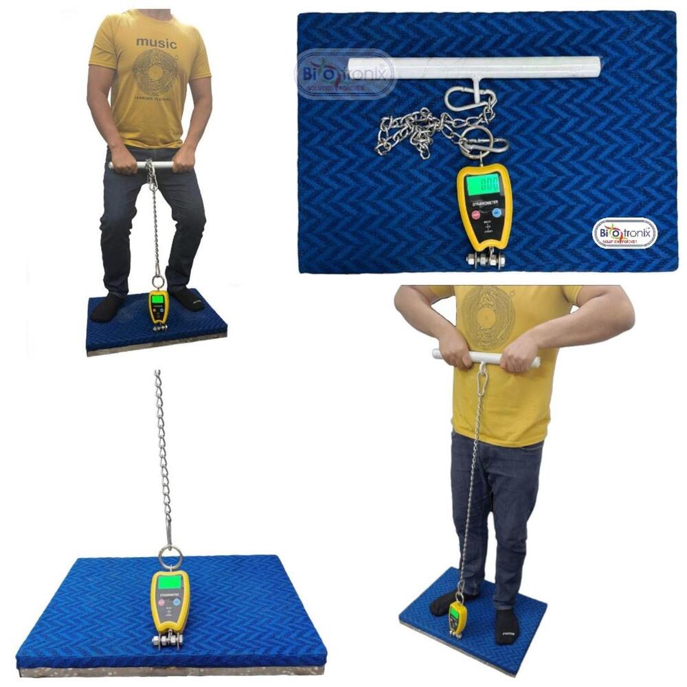 Back, Leg and Chest Strength Testing Dynamometer for Sports & Medical Use