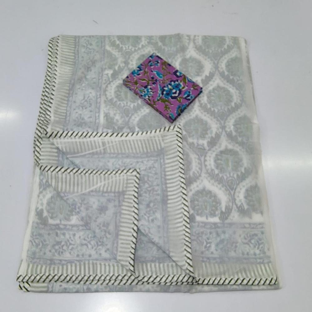 Beautiful Hand Block Printed Cotton Dohar