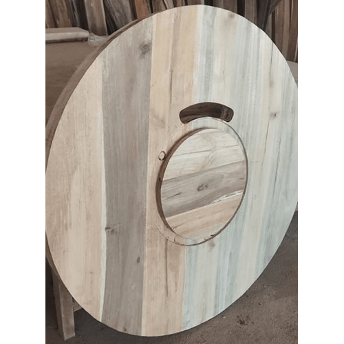 Paine Wood Cable Drum - Color: Brown