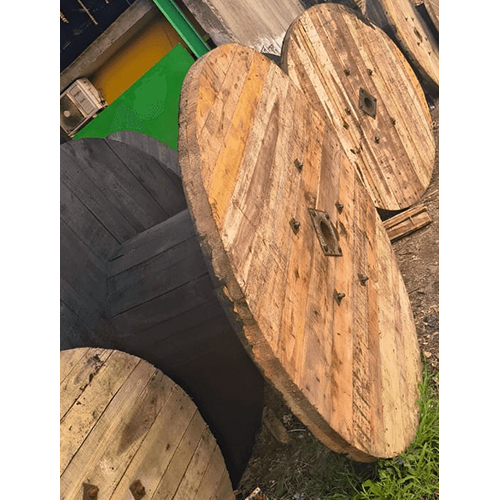 Hardwood Cable Drum - Diameter: 48"