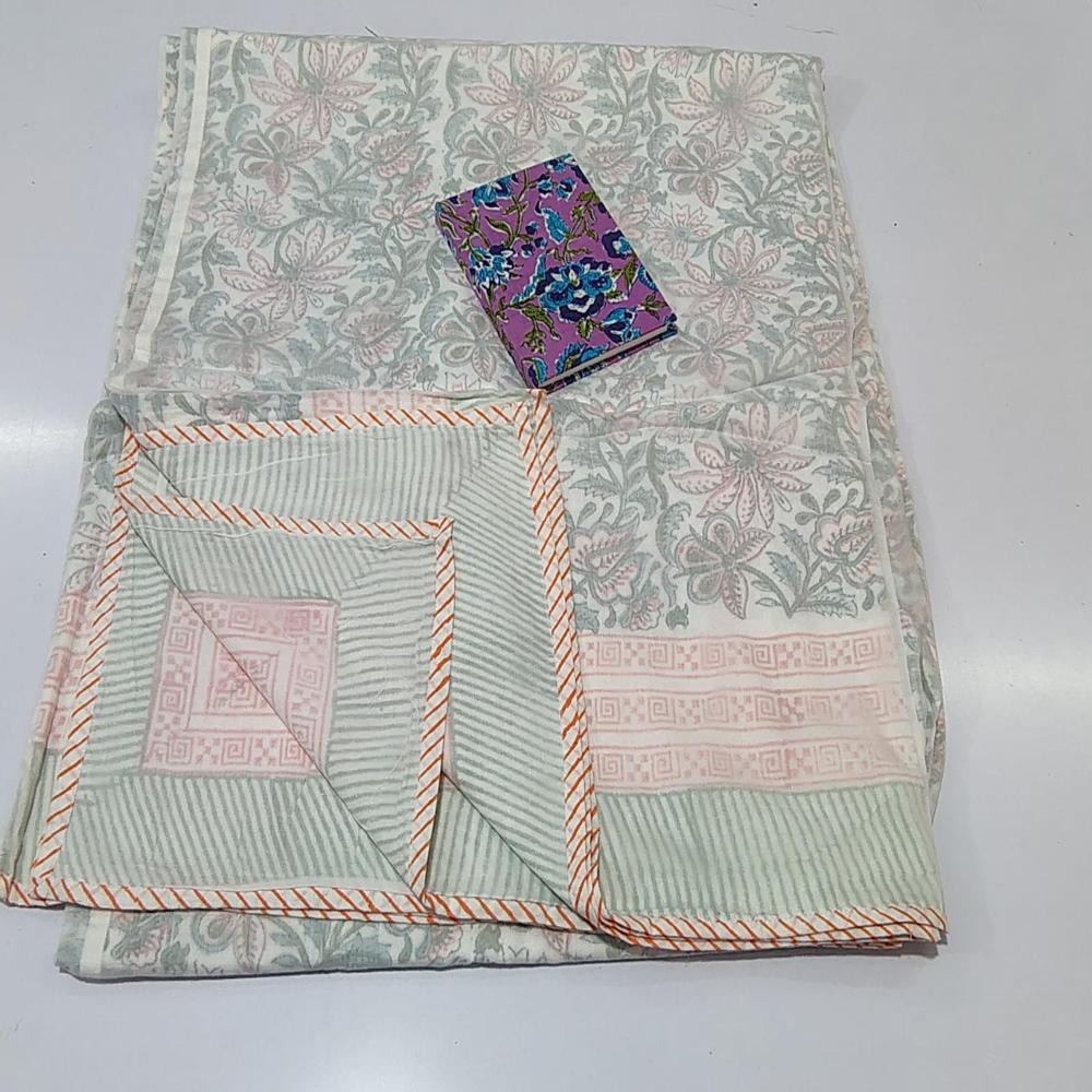 Beautiful Hand Block Printed Cotton Dohar