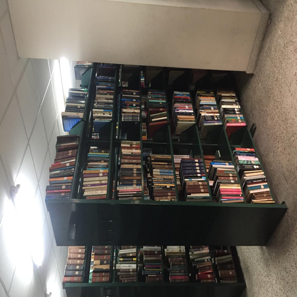 Double Sided Library Racks