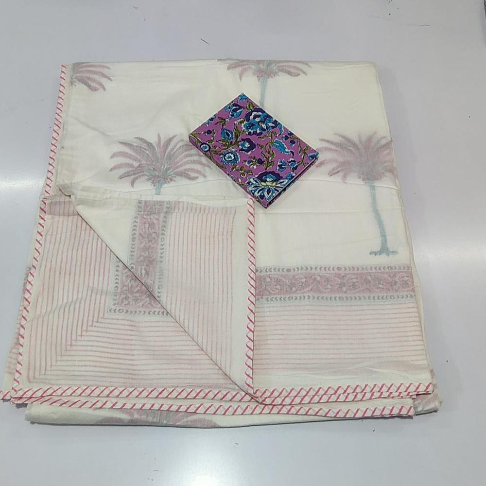 Floral printed cotton Dohar