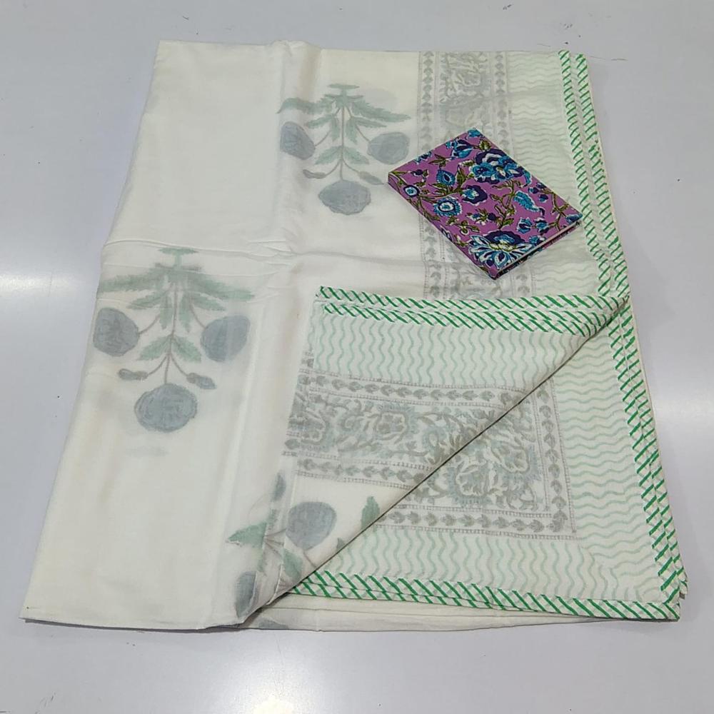 Floral printed cotton Dohar