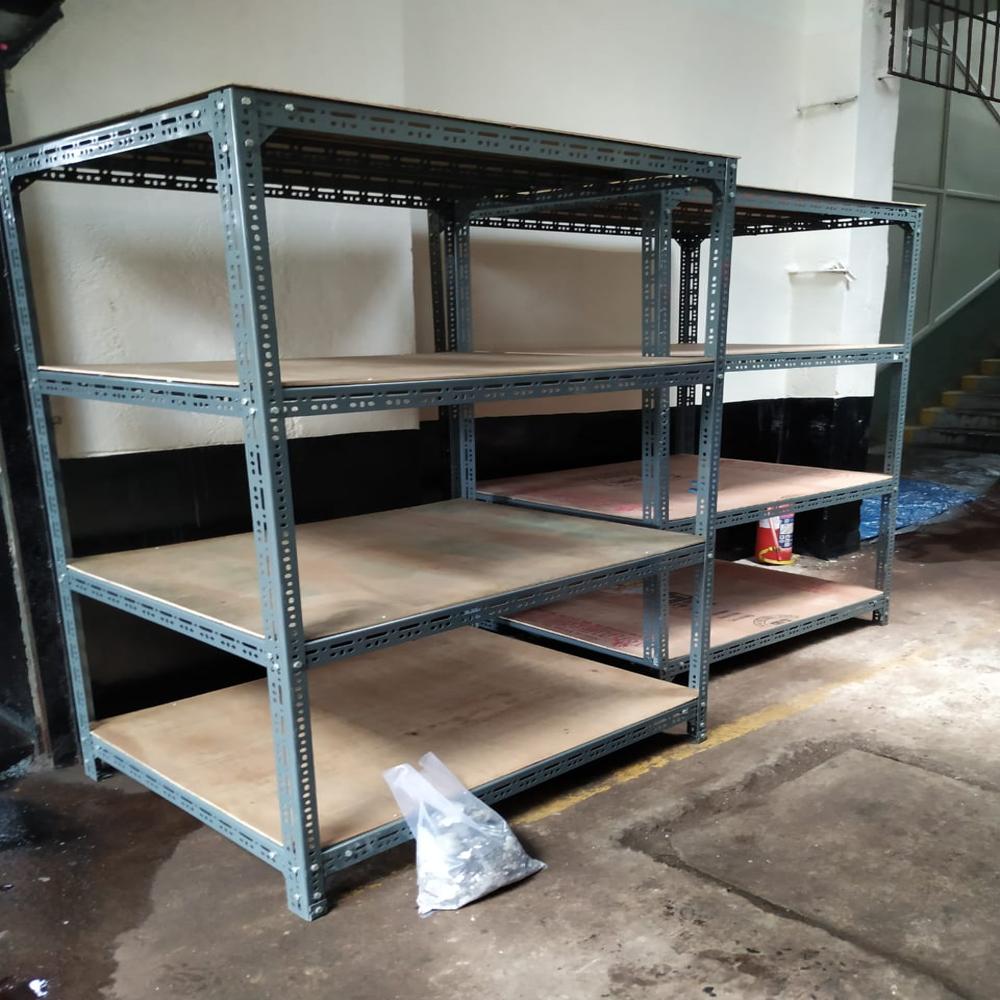 White Slotted Angle Rack