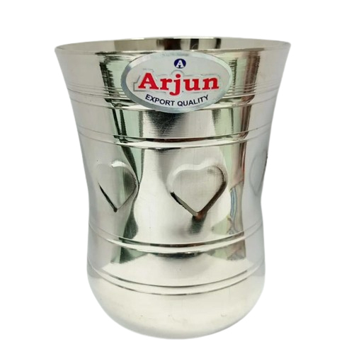 10Pcs Damru Gola 7inch Stainless Steel Glass