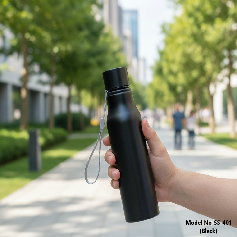 (SS-10701) Leather Combo Promotional Gift Set With Diary Bottle Mobile Stand