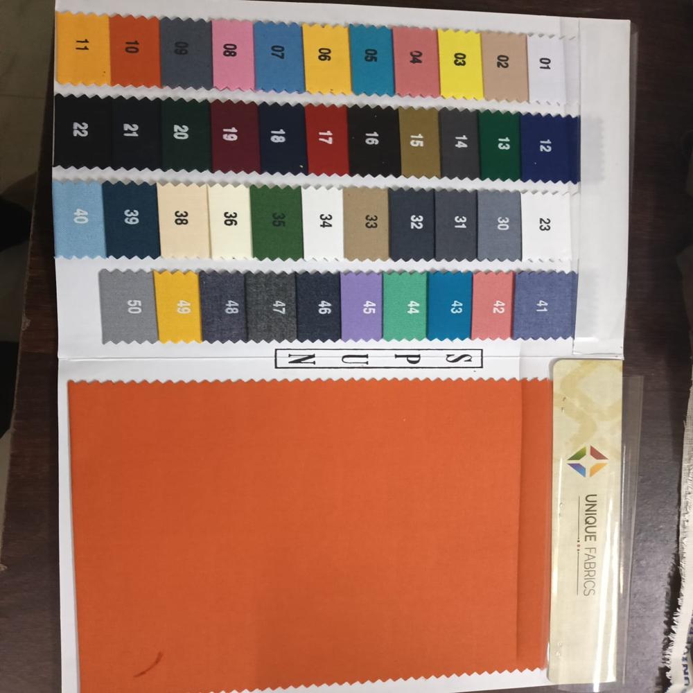 Uniform Fabric - Export Quality Cotton Blend, Exceptionally Soft Plain Shirting Fabric