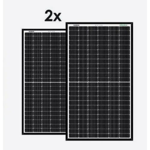 Loom Solar Panel - Shark 440 Mono Perc, 144 Cells, Half Cut (Pack Of 2)