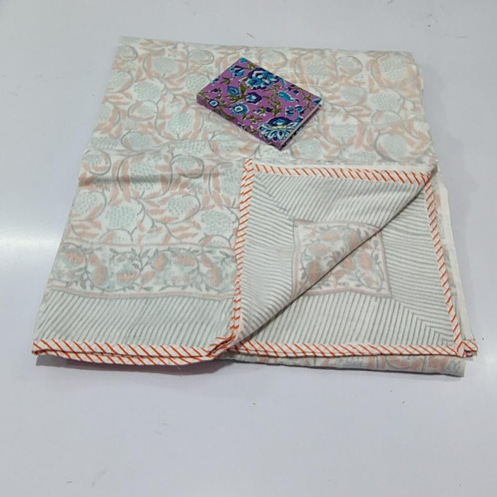 Hand Block Printed Cotton Dohar