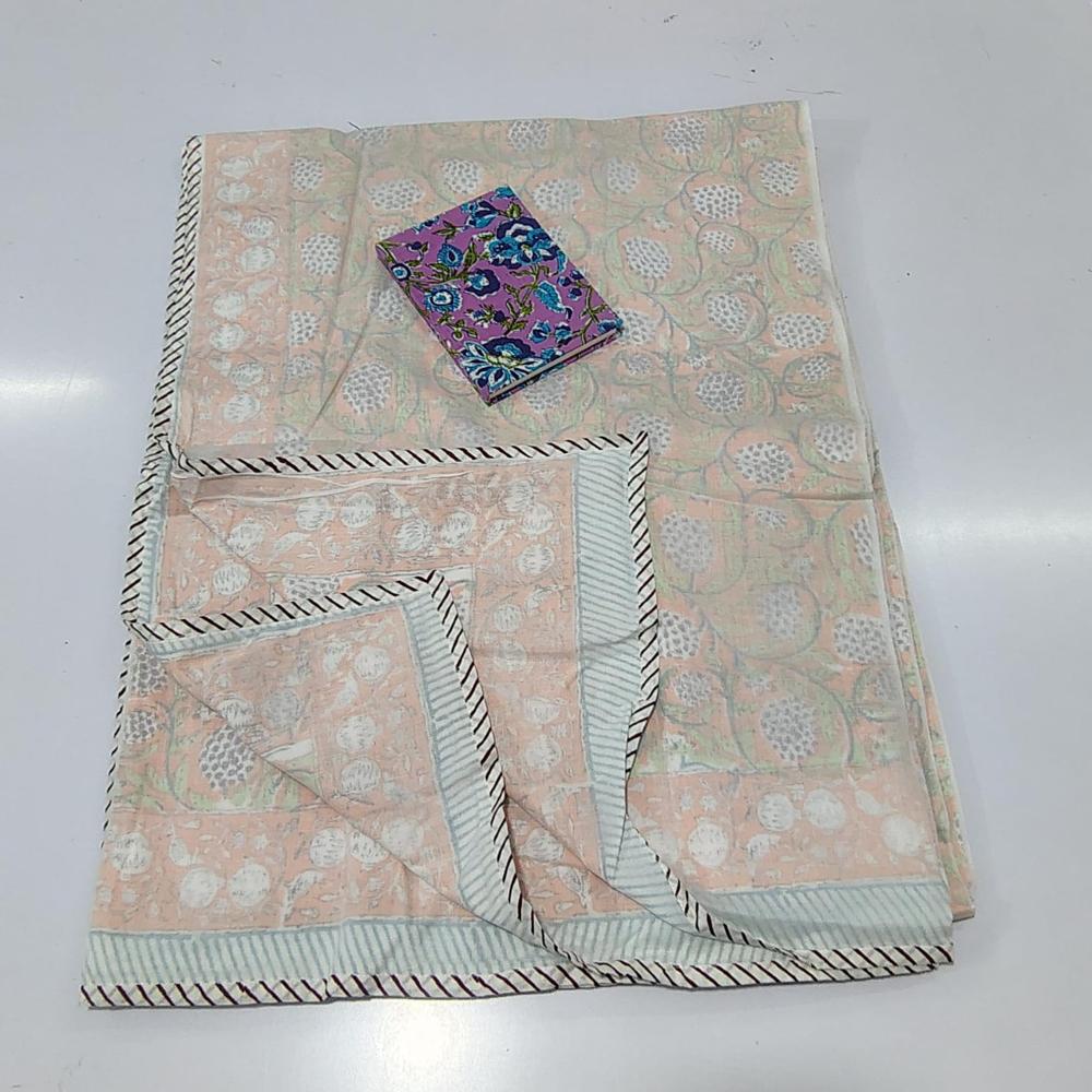 Hand Block Printed Cotton Dohar