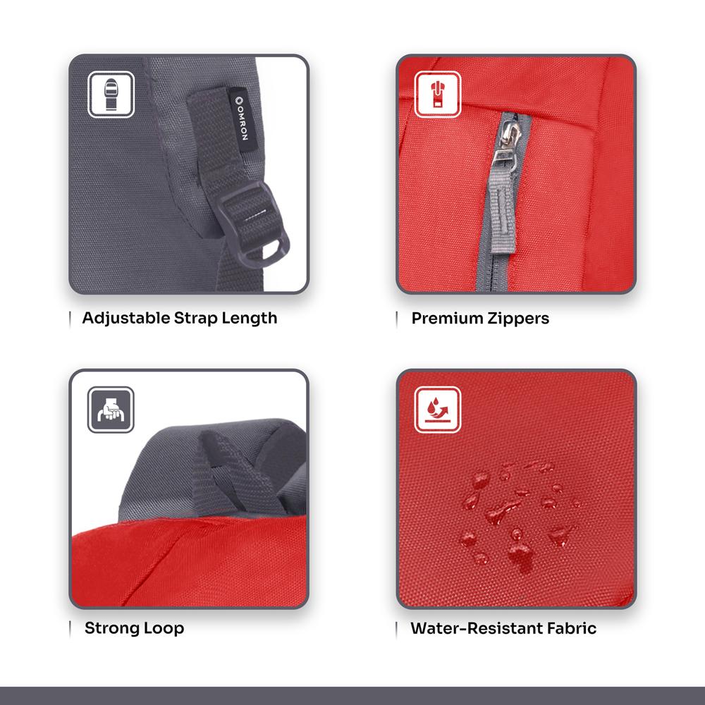 Kids Red School Bag - Capacity: 15 Ltr