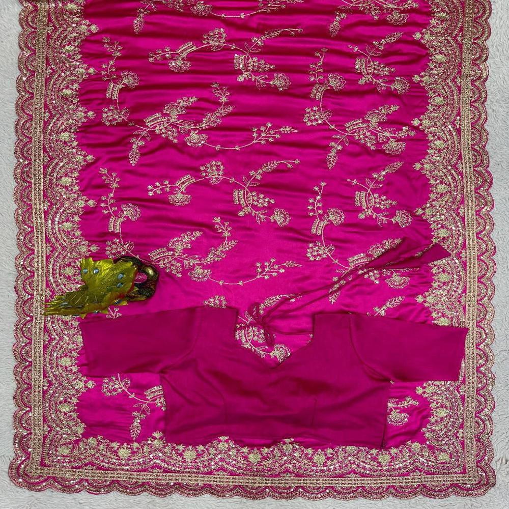 Pink Elegance bridal Saree