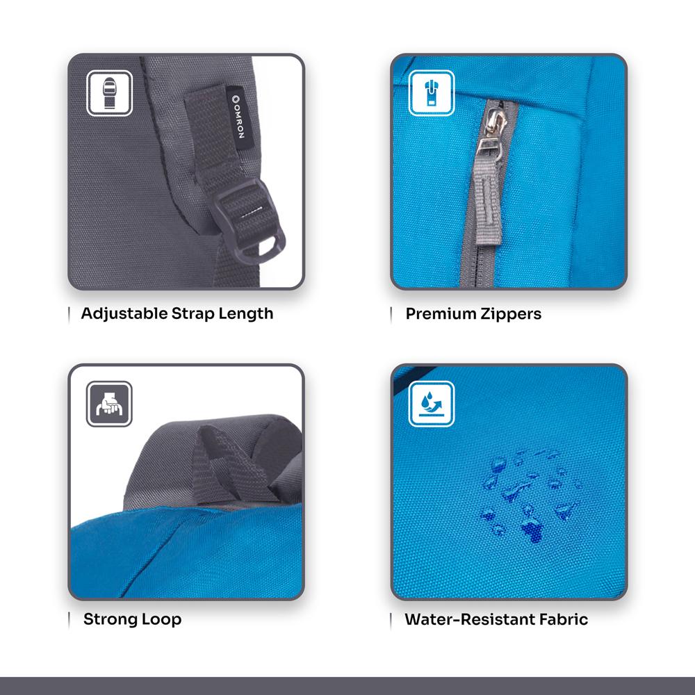 Trendy Mini Backpack for Daily Use, Small Lightweight Backpack for Men, Women, Boys and Girls (t.blue)