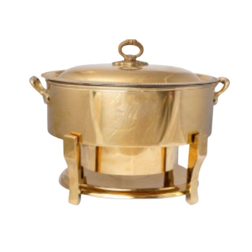 Round Mini Chafing Dish - Capacity: 2 Ltr