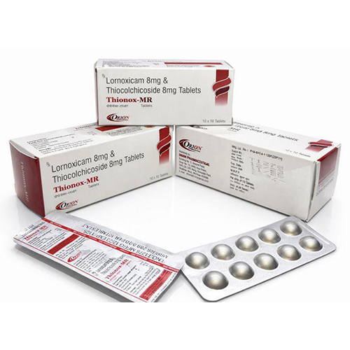 8mgLornoxicam And 8mg Thiocolchicoside Tablets
