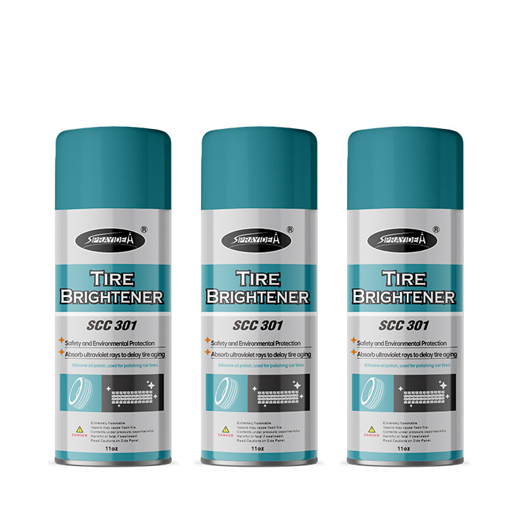 Sprayidea Scc301 Tire Brightener Car Care Tire Shine Special Formula Liquid Cleaner 450Ml For Restoring Car Tires - Car Polishers Size: Different Available