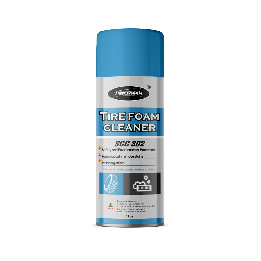 Sprayidea 302 Stainless Steel Tire Shine Car Wheel Foam Cleaner 450Ml Efficient Car Washer 2-Year Expiration For Tires Wheels - Car Polishers Size: Different Available