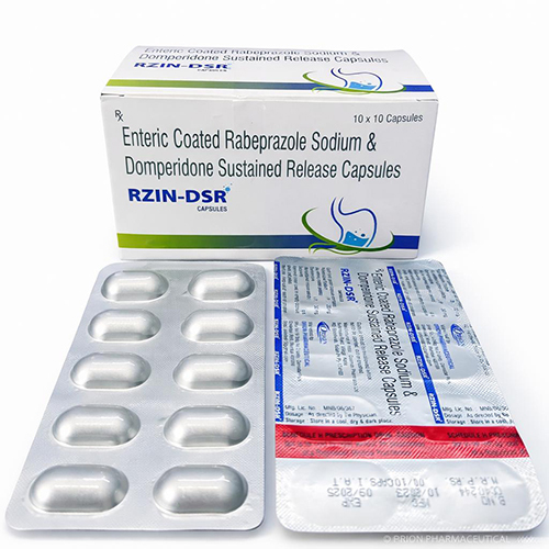 Enteric Coated Rabeprazole Sodium And Domperidone Sustained Release Capsules