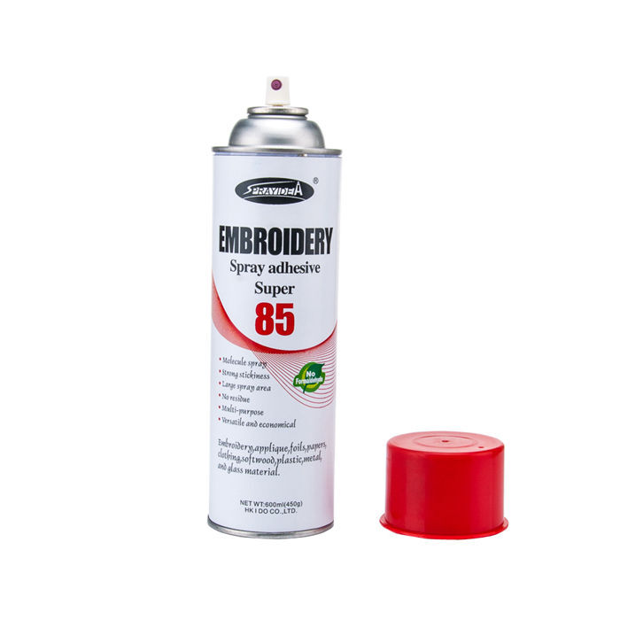 Embroidery Aerosol Self Adhesive Spray Waterproof Fabric Glue For Cloth - Features: High Quality