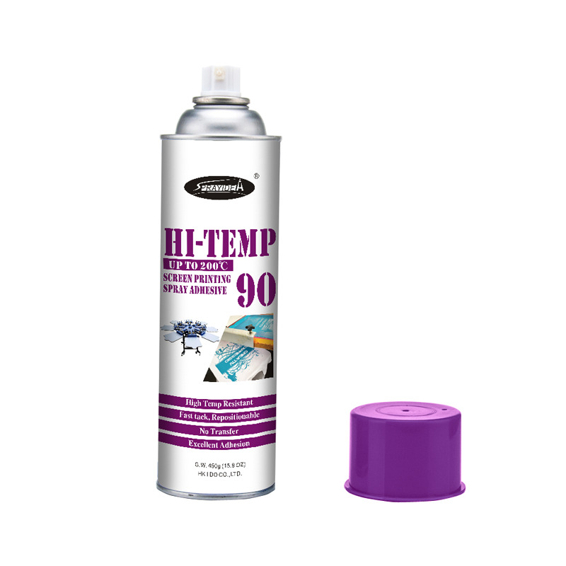 Sprayidea 90 Fast Drying Transparent Screen Printing Adhesive 600Ml Volume - Features: High Quality