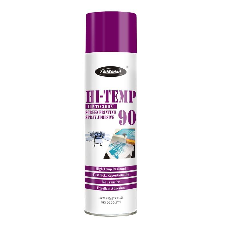 Sprayidea 90Ml Screen Printing Adhesive Mist 600Ml High Temperature Resistance No Transfer Fabric Sprayidea 90Ml 600Ml 600Ml - Grade: Industrial