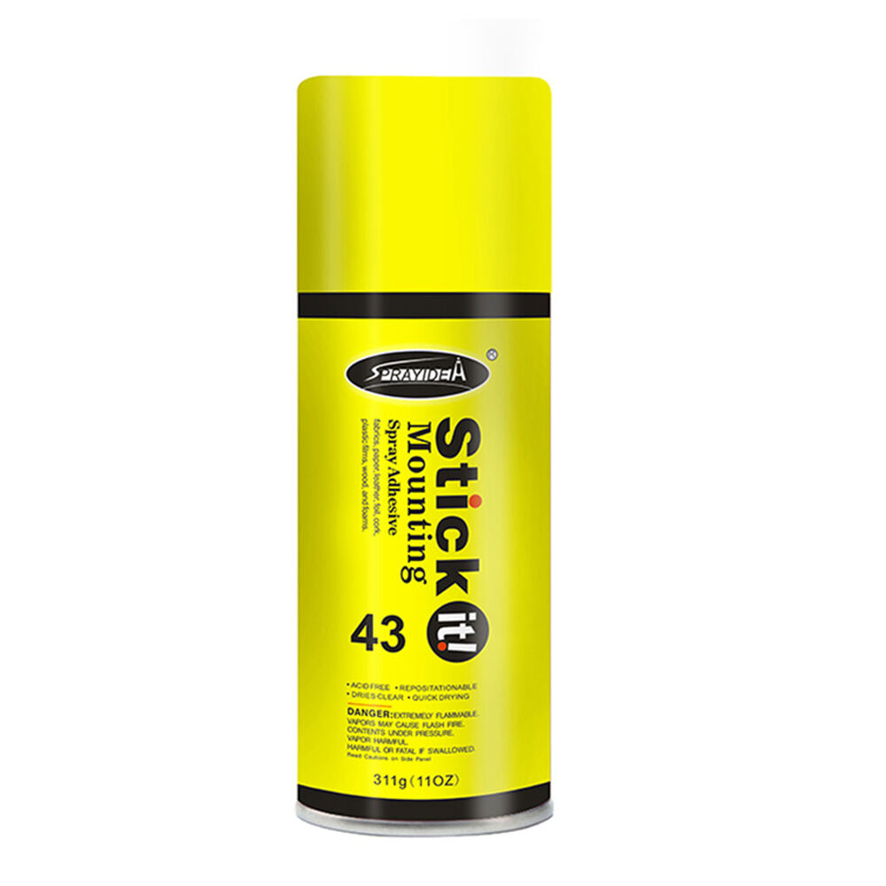 Sprayidea 43 Eco-Friendly Fast-Holding Repositionable Clear Adhesive Spray Diy Arts Crafts Construction Transportation Packing - Color: Various Available