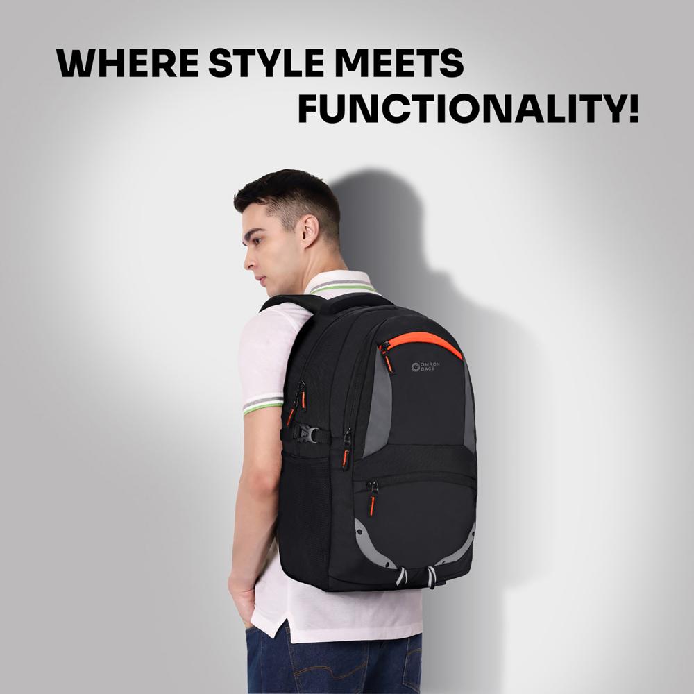 Black Travel Backpack - Polyester Material, 15 Ltr Capacity, Customizable Color Options - Secure Zip Closure, Plain And Simple Design For All Occasions
