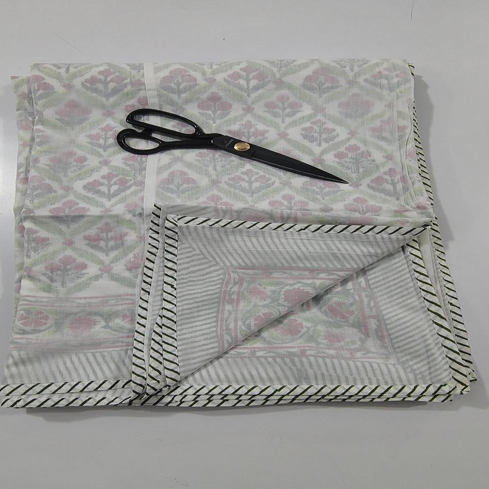 Hand Block Printed Cotton Dohar - Age Group: Adults