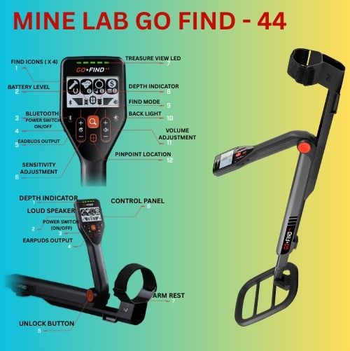 UNDER GROUND METAL DETECTOR - MINE LAB GO FIND 44