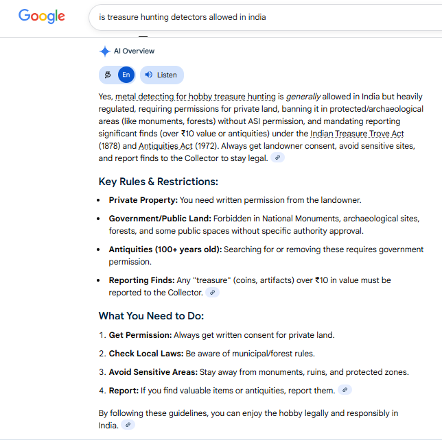 UNDER GROUND METAL DETECTOR - MINE LAB GO FIND 44