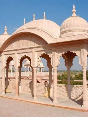 Pink And All Stone May Palki Set
