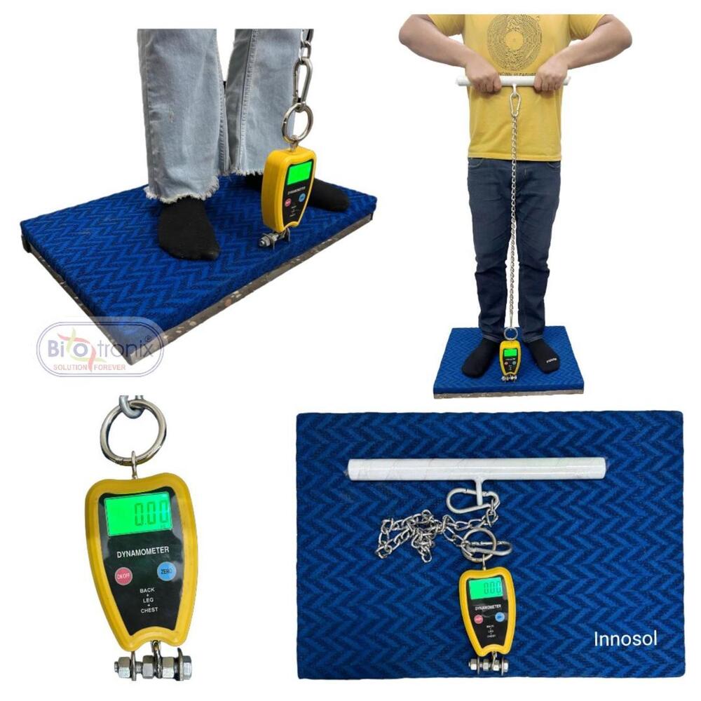 Back Leg Chest Muscle Testing Dynamometer for Rehab & Fitness Centers