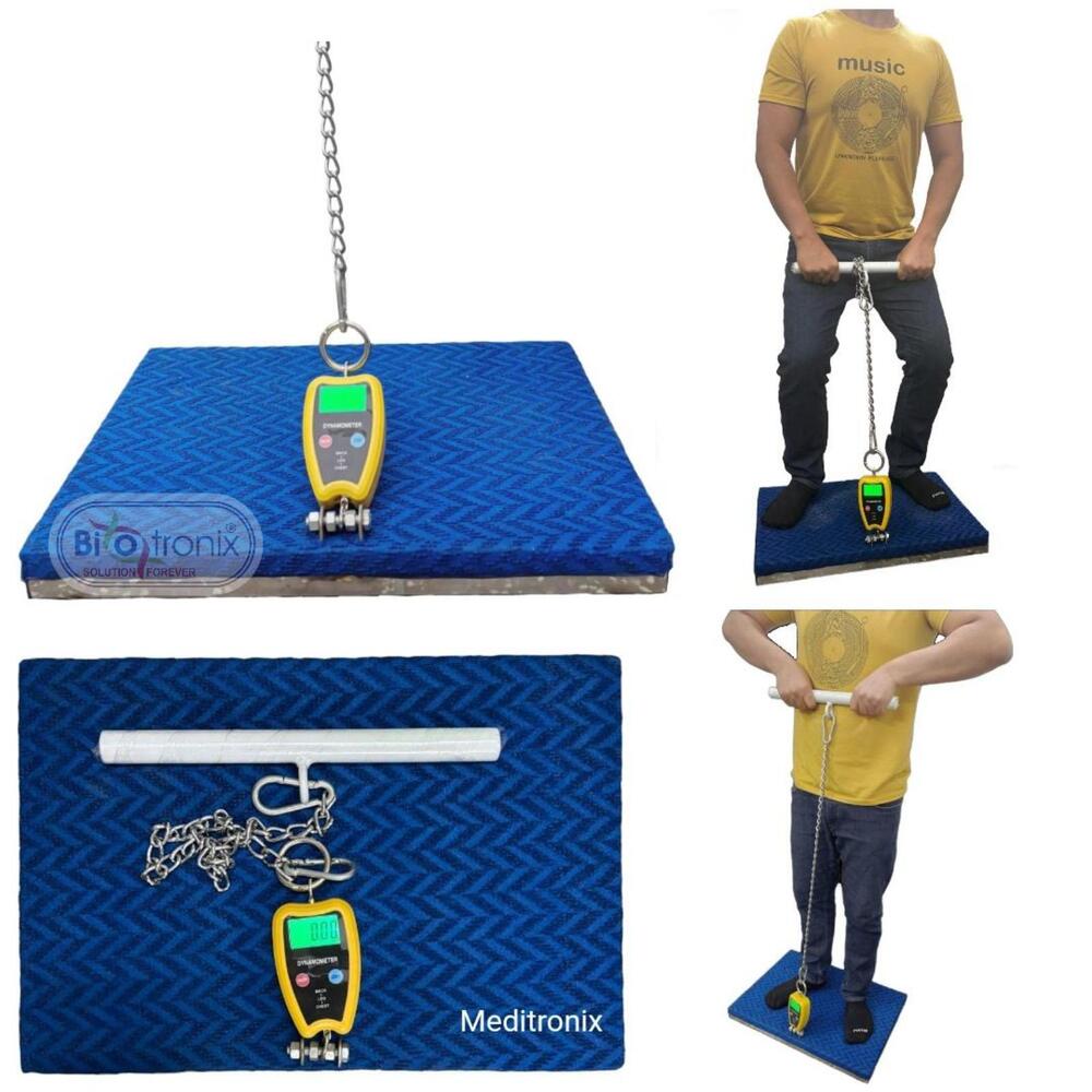 Back Leg Chest Muscle Testing Dynamometer for Rehab & Fitness Centers