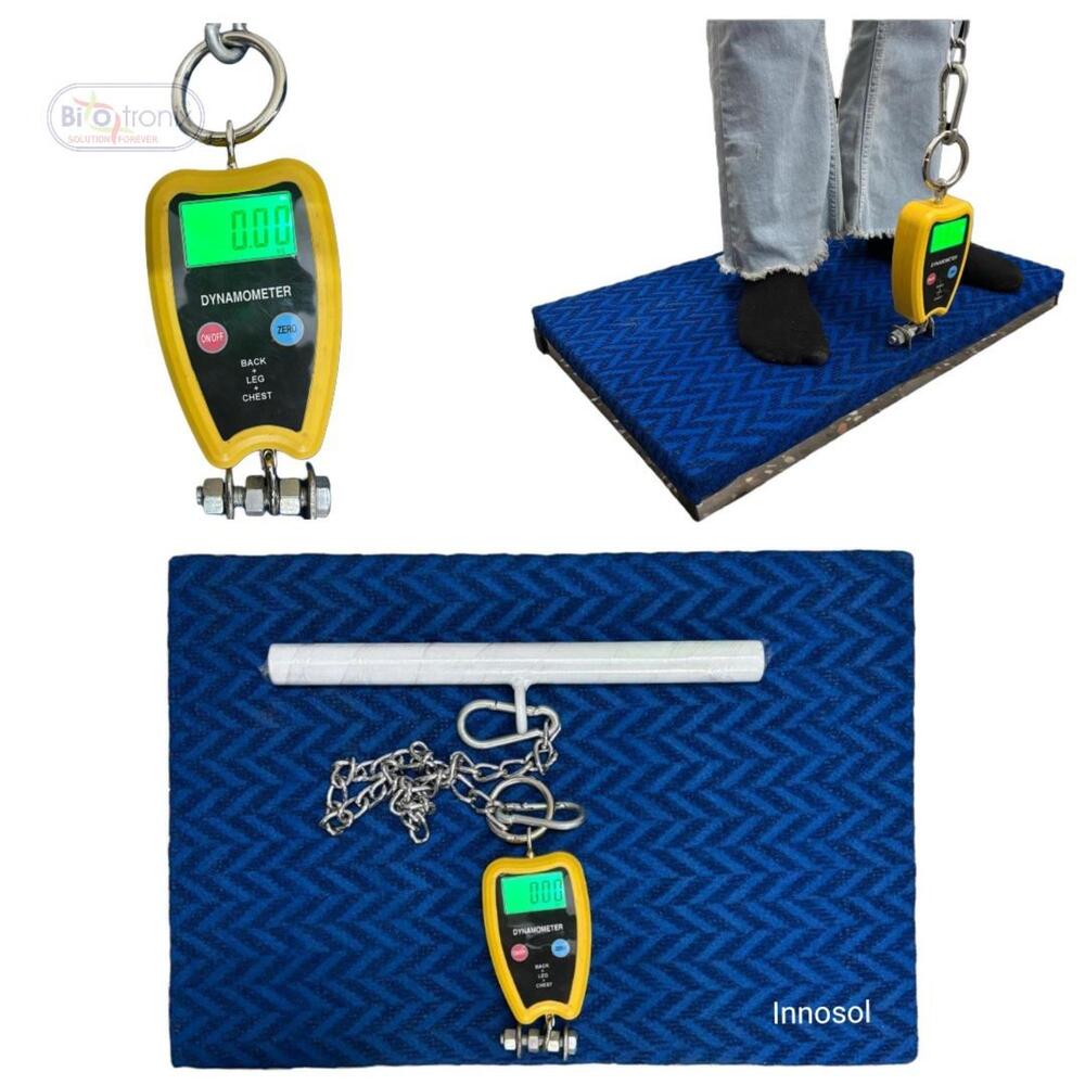 Back, Leg and Chest Strength Measurement Device for Physiotherapy Use