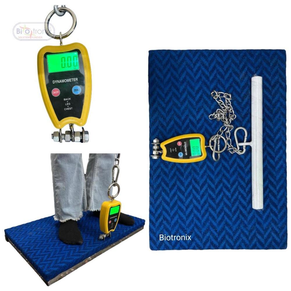 Back, Leg and Chest Strength Measurement Device for Physiotherapy Use