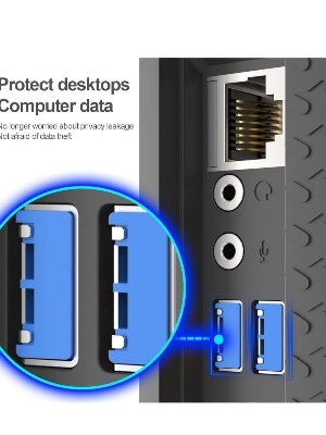 Usb Blocker - Color: Blue