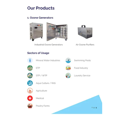 Sewage Treatment Ozone Generator