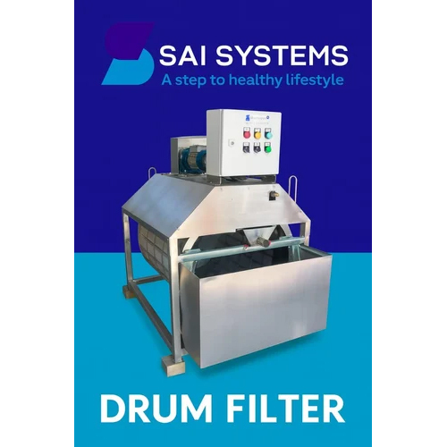 Aquaculture Drum Filter - Capacity: Range From 50 Ma A A A A A A A /H To 500 Ma A A A A A A A /H Milliliter (Ml)
