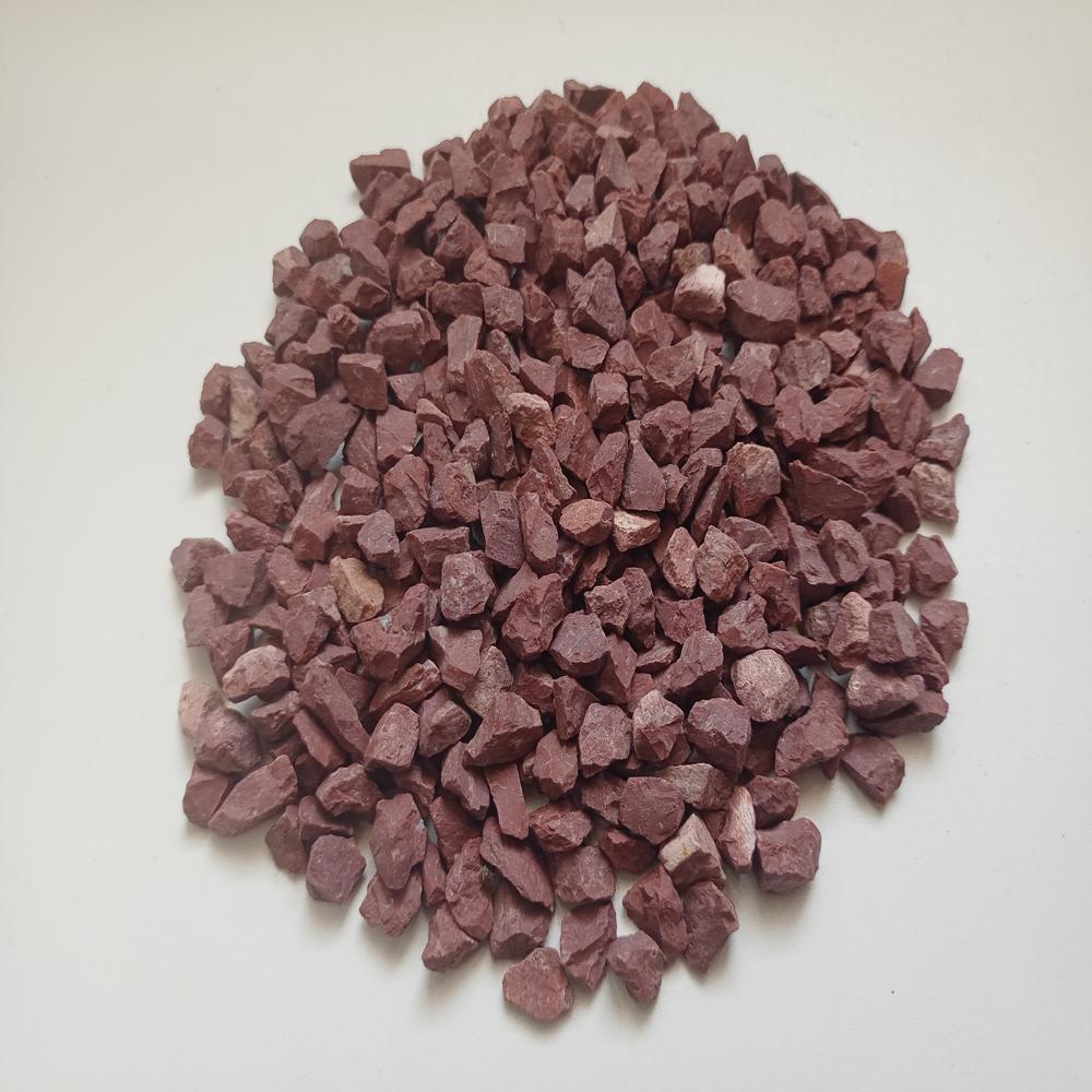 RED AGATE STONE CHIPS FOR FLOORING AND LANDSCAPING APPLICATION INTERIOR AND EXTERIOR USED
