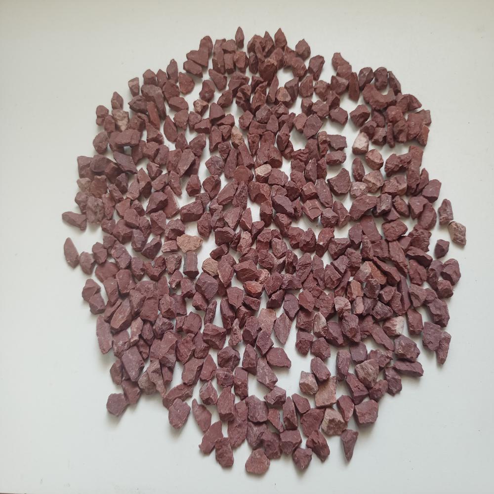 RED AGATE STONE CHIPS FOR FLOORING AND LANDSCAPING APPLICATION INTERIOR AND EXTERIOR USED