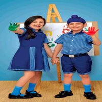 Cotton Kids School Uniform - Age Group: 5-12